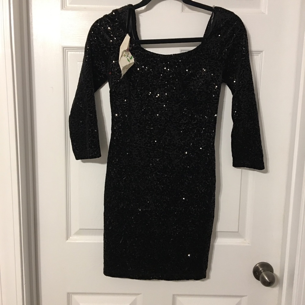 Black sparkly dress